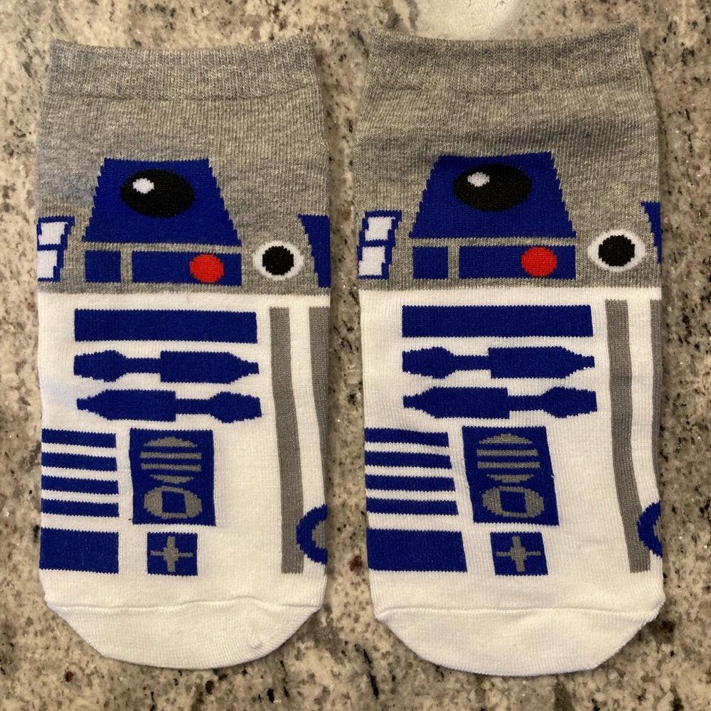Star Wars R2-D2 Disney Premium Cartoon Socks Men & Women One Size Fit All